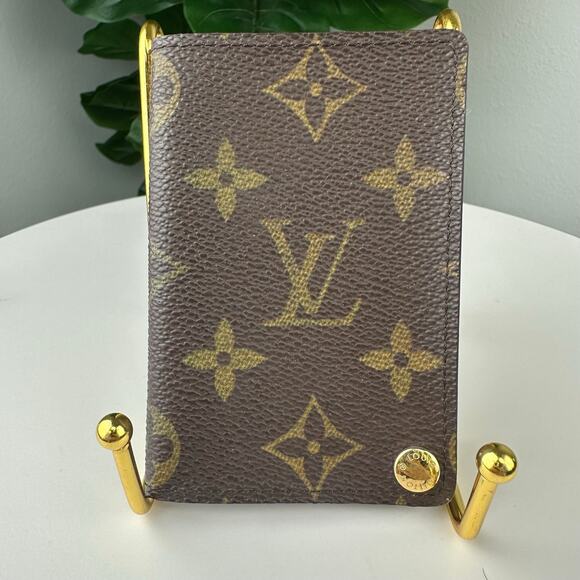 💎✨Authentic Louis Vuitton Monogram Credit Card Photo Holder - Picture 1 of 4